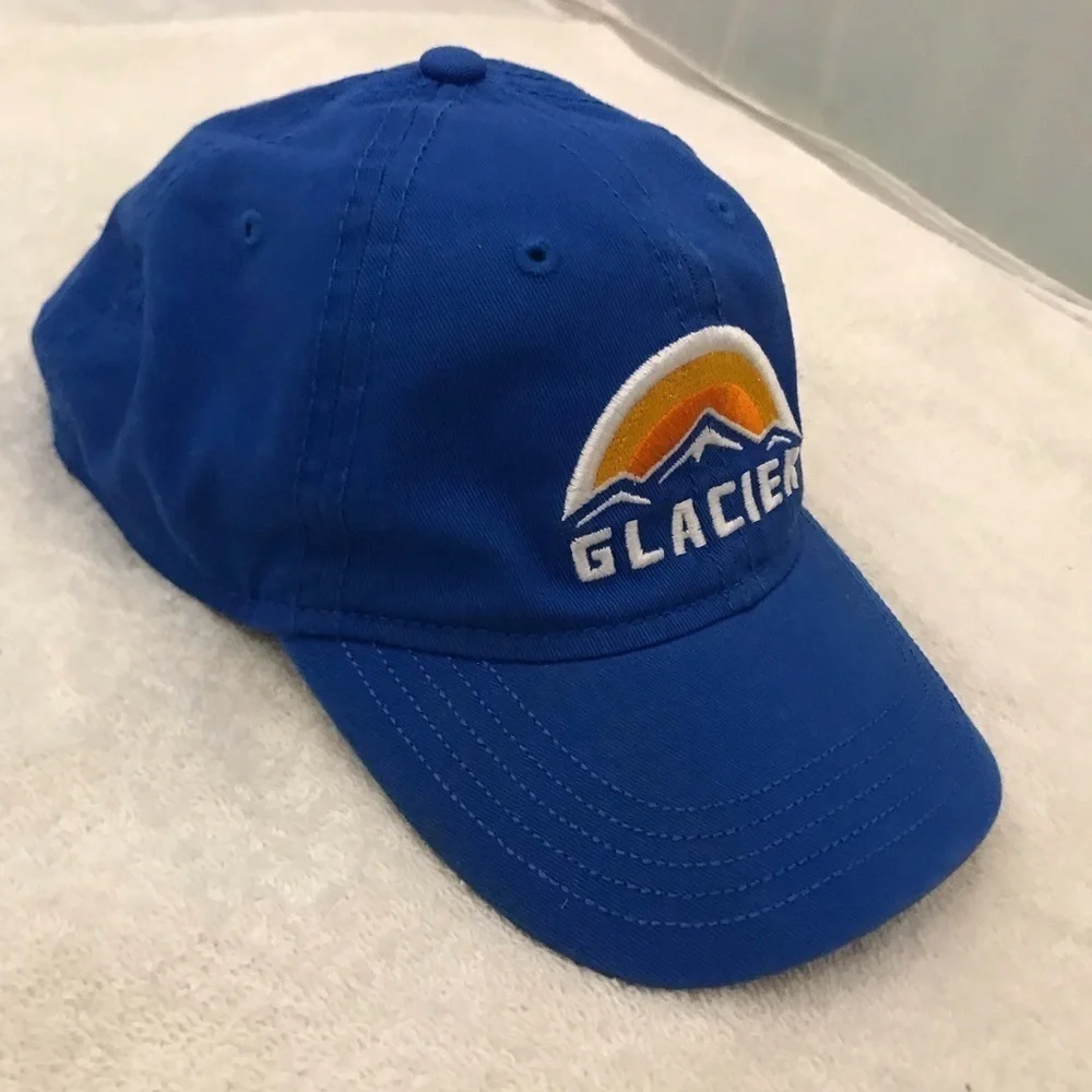 Ouray Sportswear for Glacier National Park Youth Adjustable Blue Ball Cap